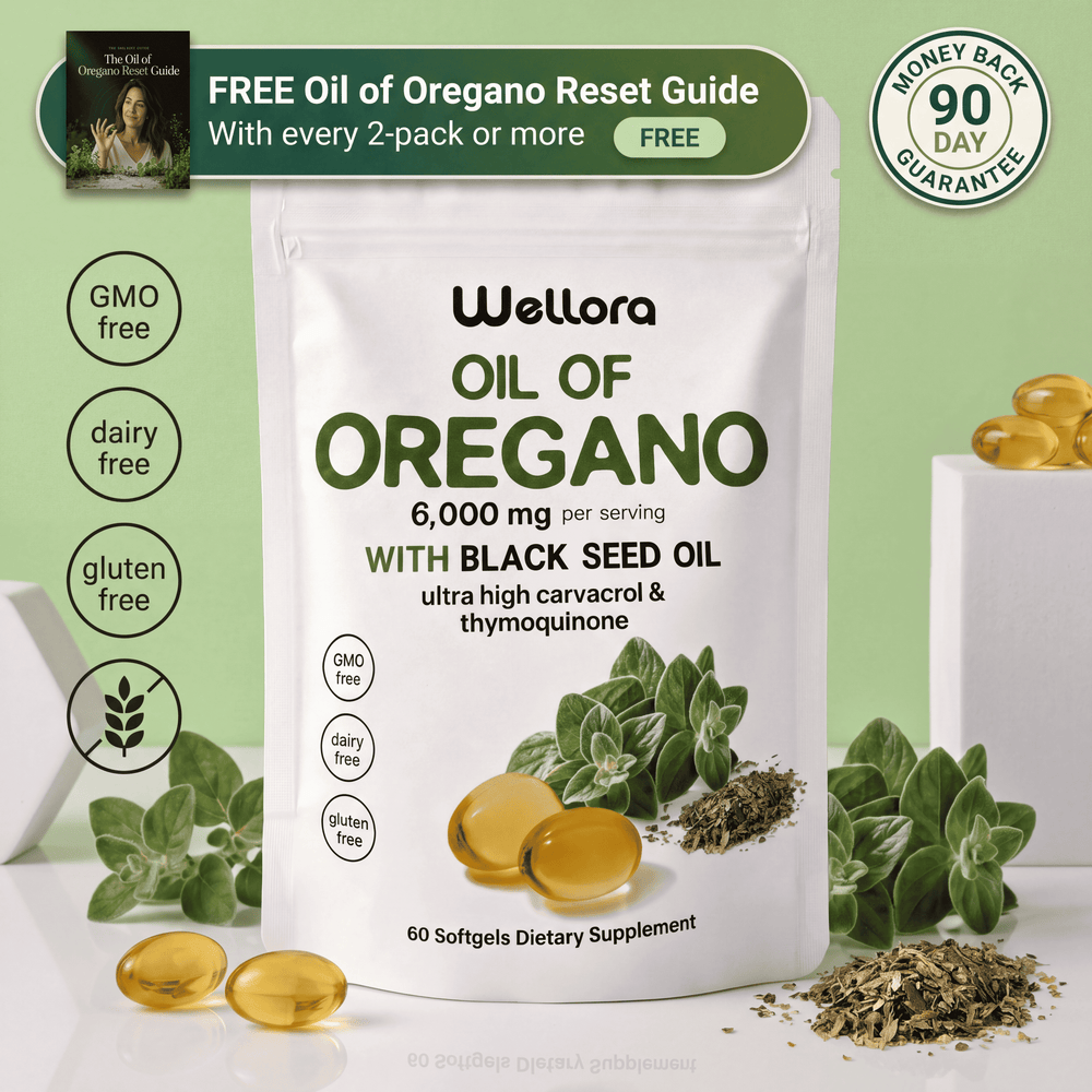 Wellora® Oil of Oregano Softgels - Daily Gut & Immune Defense